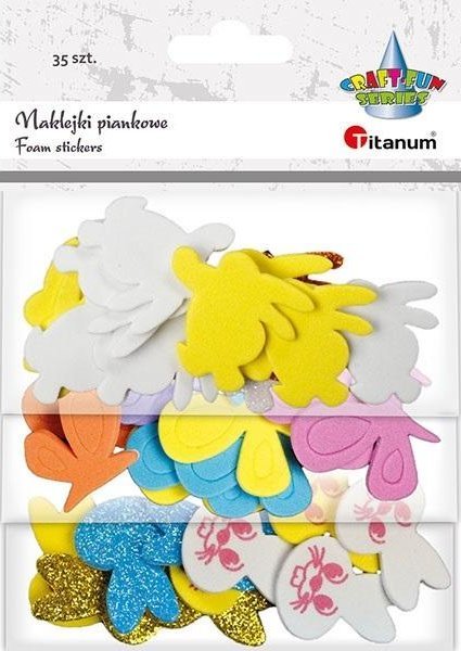 Titanum Naklejki piankowe mix 50szt