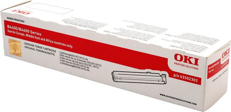 Toner OKI 43502302 Black Oryginał (43502302)