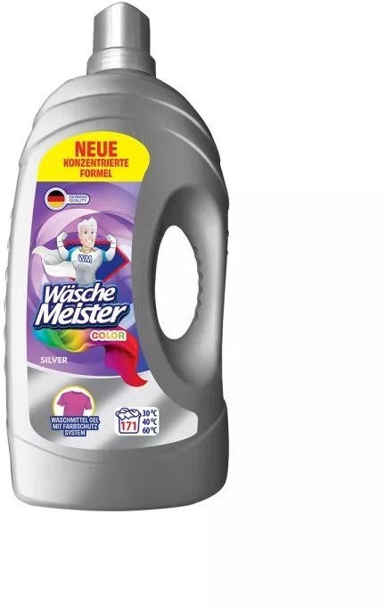 WascheMeister Silver Żel do prania kolorów, 6 l