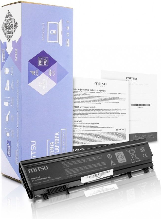 Bateria Mitsu do Dell Latitude E5440, E5540 4400 mAh 10.8 - 11.1 Volt (BC/DE-E5440)