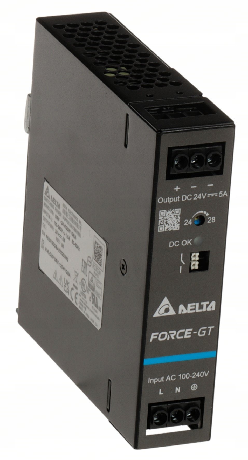 ZASILACZ IMPULSOWY DRF-24V120W1GBA FORCE-GT (1 FAZA) Delta Electronics