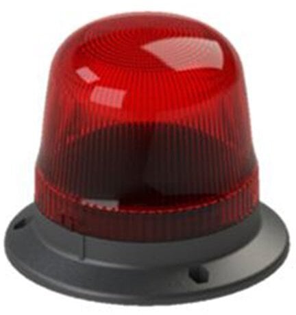 Wielofunkcyjna lampa czerwona fi 120, 12-24V AC/DC, T0-IT120R024