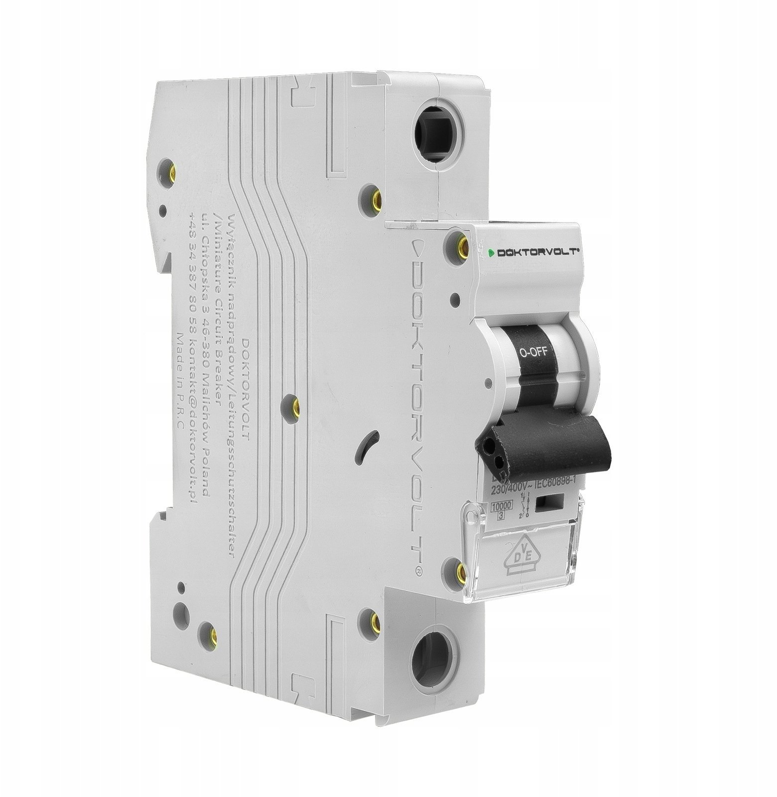 Wyłącznik nadprądowy MCB 10kA 1P 10A VDE B10A Doktorvolt DV-3158