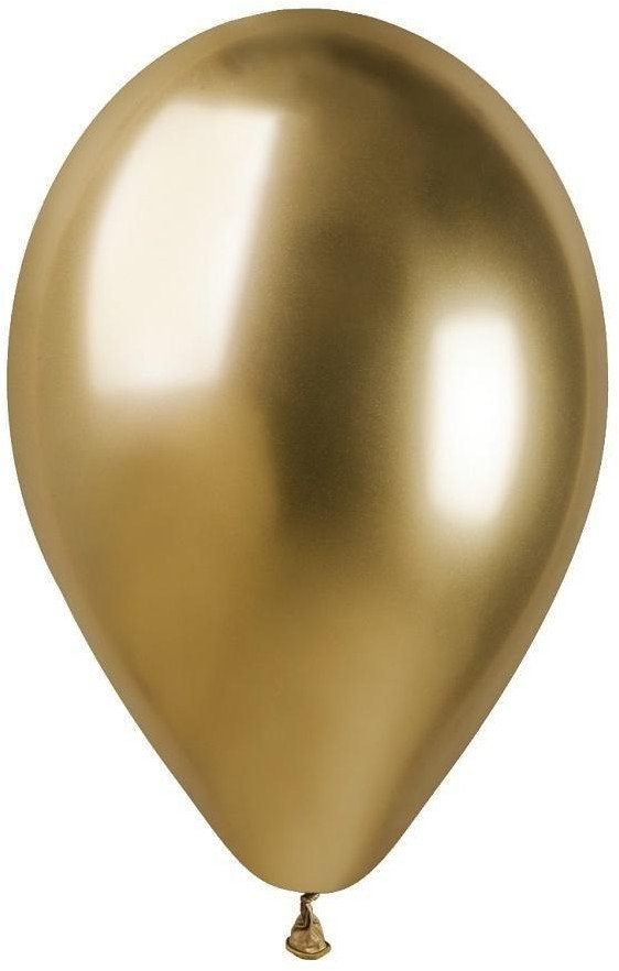 Balony shiny złote 33cm 5szt