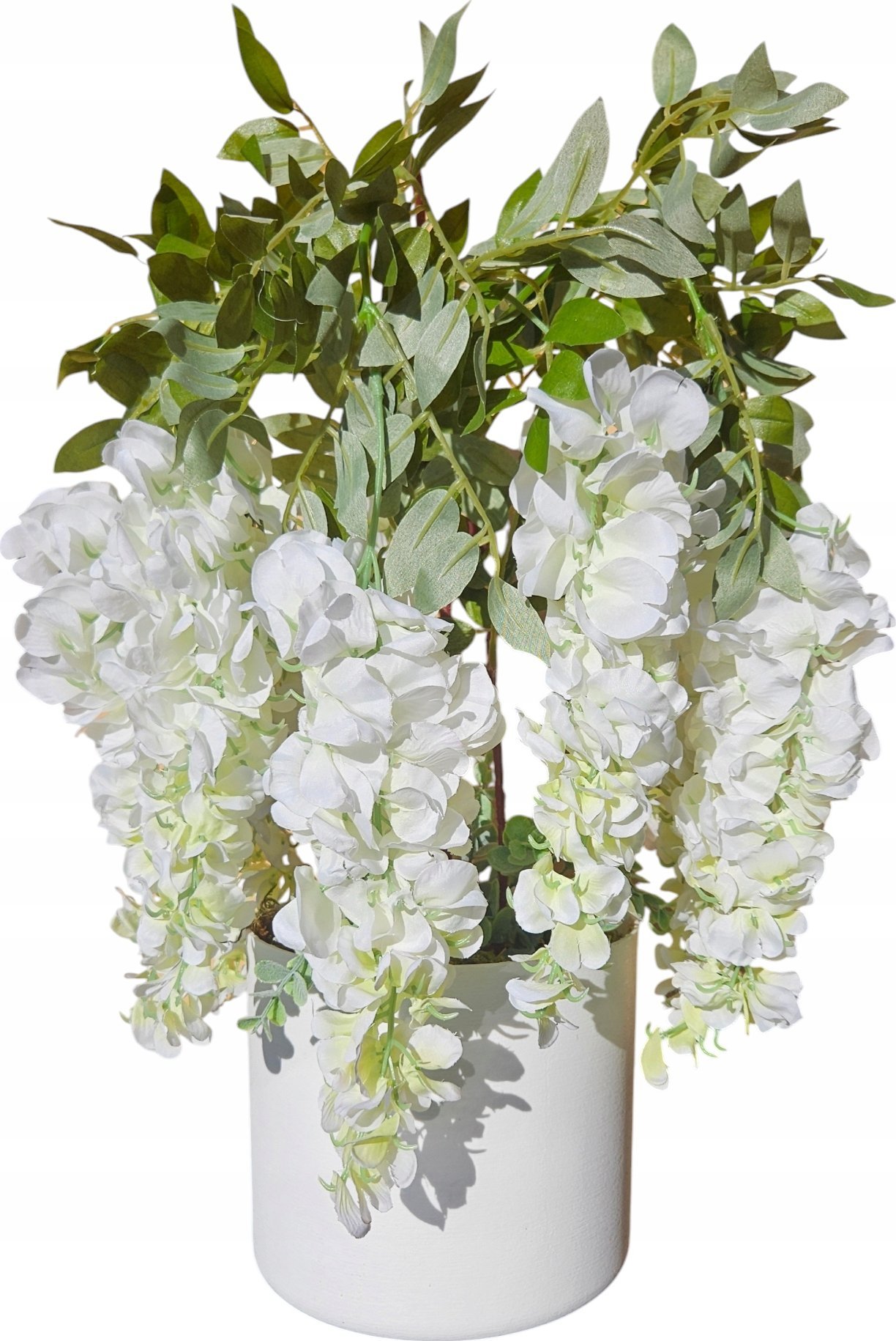 Wisteria sztuczna Kwiaty gęsta jak żywa
