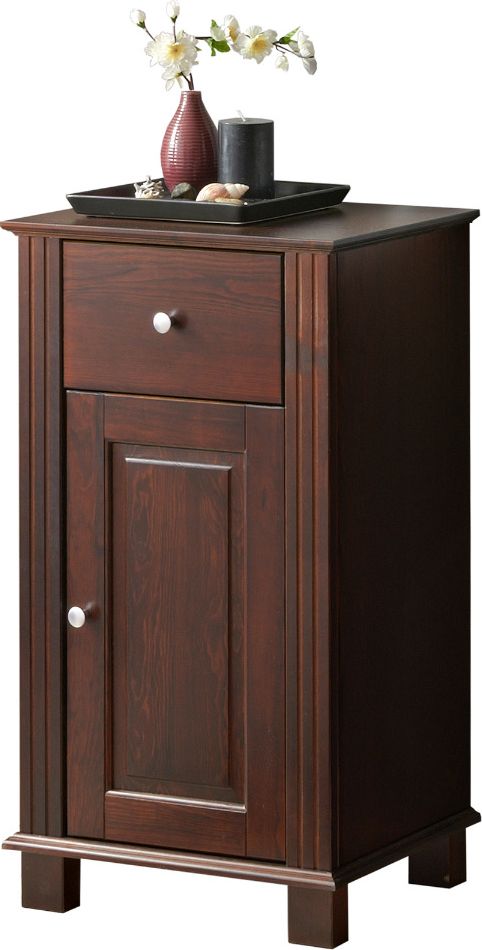 Comad Szafka łazienkowa RETRO 46 cm brązowa drewniana stojąca COMAD