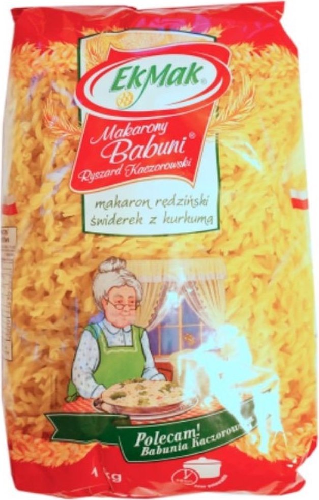 Eko mak Eko Mak Makaron Babuni świderek 45 1kg