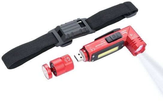 Latarka Troika TROIKA latarka ECO* lampa składana czerwony