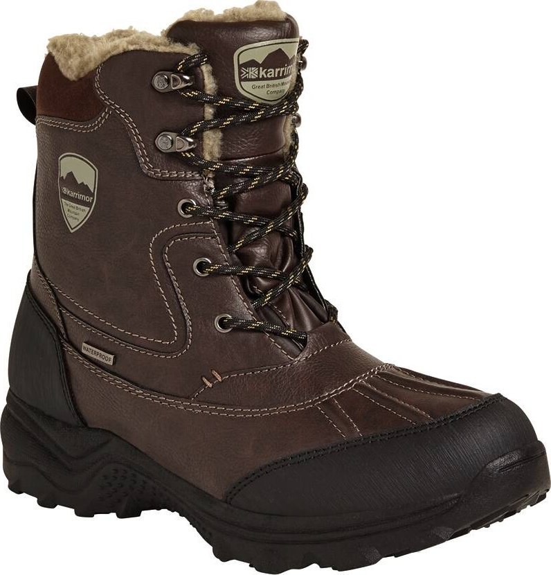 Buty trekkingowe męskie Karrimor MĘSKIE OCIEPLANE BUTY ZIMOWE SNOW CASUAL K815-BRN