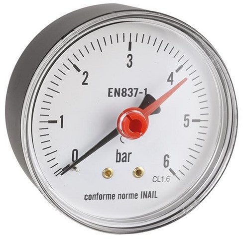 MANOMETER 63MM. 1/4. 6 BAR