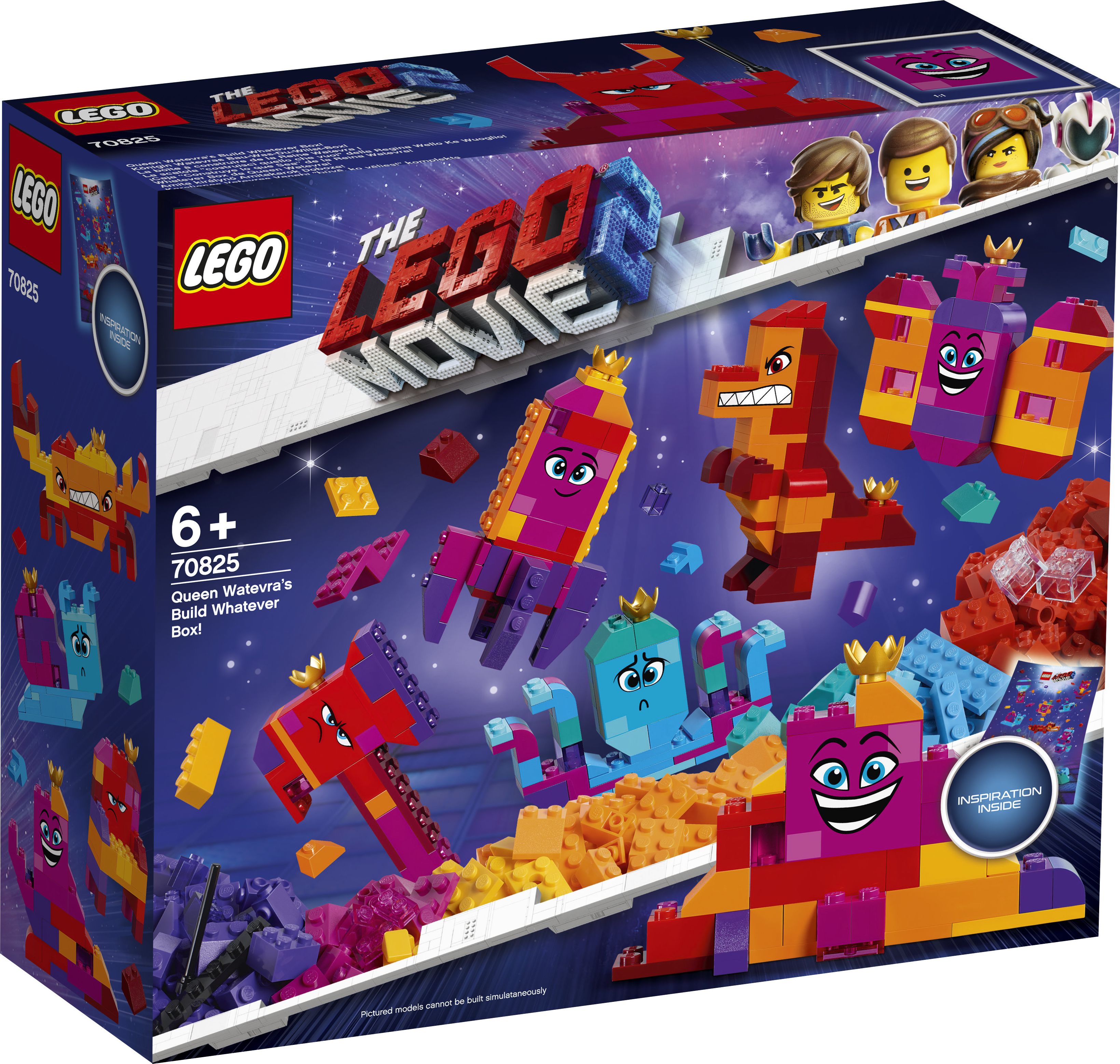 LEGO Movie 2 Pudełko konstruktora Królowej Wisimi! (70825)