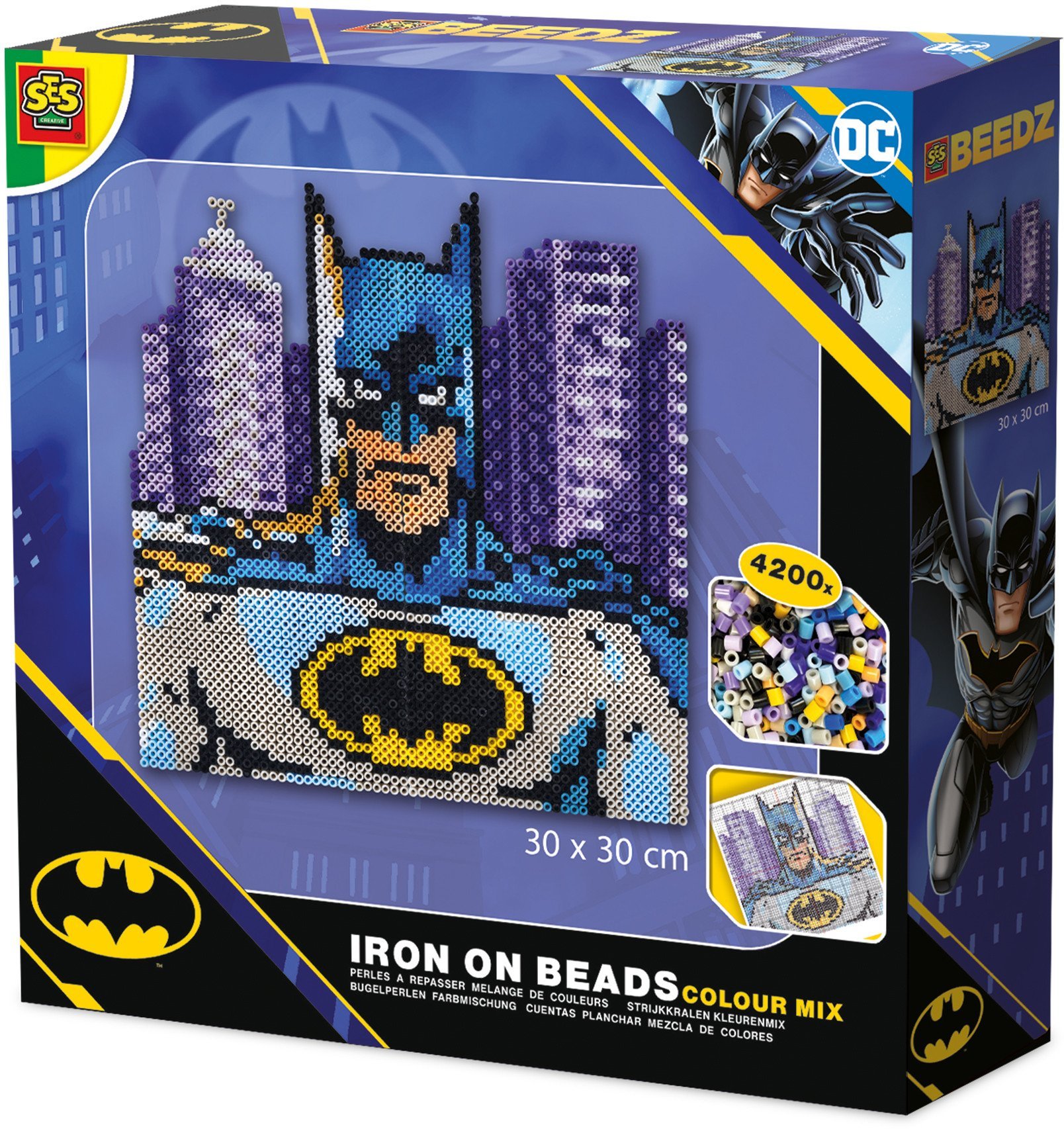 SES DC Batman zest.koralików mix kol.Batman 09362