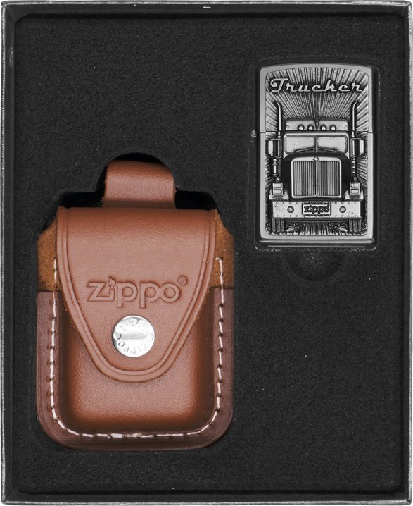Zestaw ZIPPO Zapalniczka TRUCKER EMBLEM Prezentowy No2