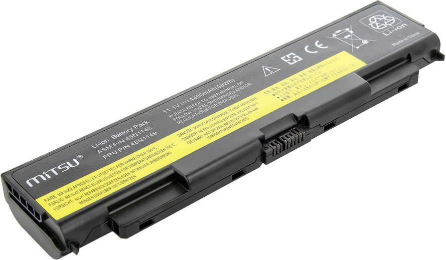 Bateria Mitsu do Lenovo T440p, W540, 4400 mAh, 11.1 V (BC/LE-T440P)