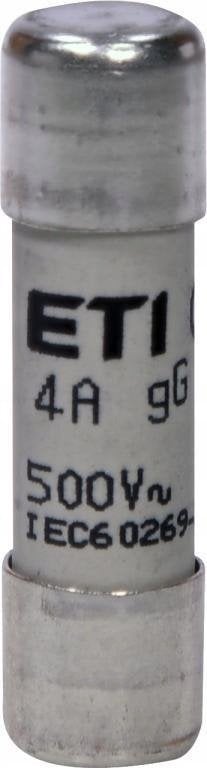 Wkładka topikowa cylindryczna CH10x38 gG 4A/500V 002651014