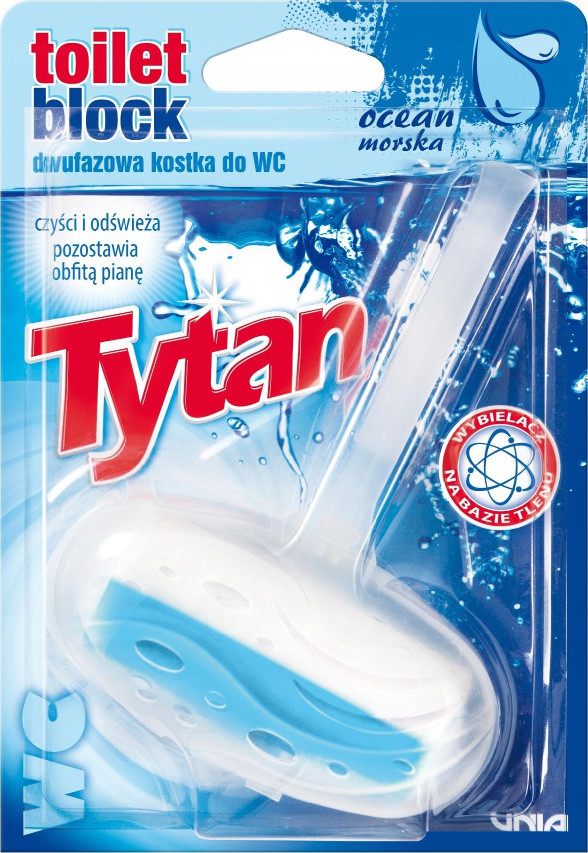 Tytan DWUFAZOWA KOSTKA DO WC TYTAN MORSKI KOSZYCZEK 40G