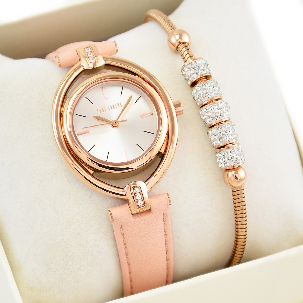 Zestaw damski zegarek Paul Lorens SELENA-3E3 + bransoletka