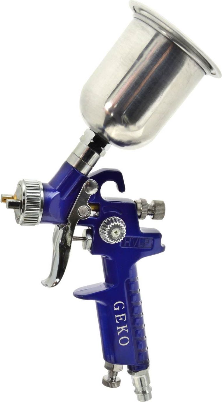 Geko Pistolet lak.HVLP mini 125ml 0,8mm,metal. zbiornik(20)