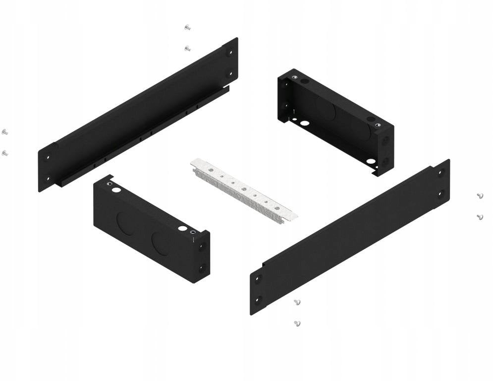 Eti-Polam Cokół wysokości 100 mm RAL9005 do obudowy HXS400 szerokości 2 (550) PH1 D4-W2 001336918