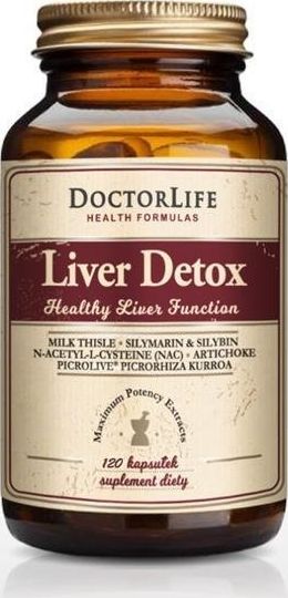 Doctor Life DOCTOR LIFE_Liver Detox ochrona wątroby suplement diety 120 kapsułek