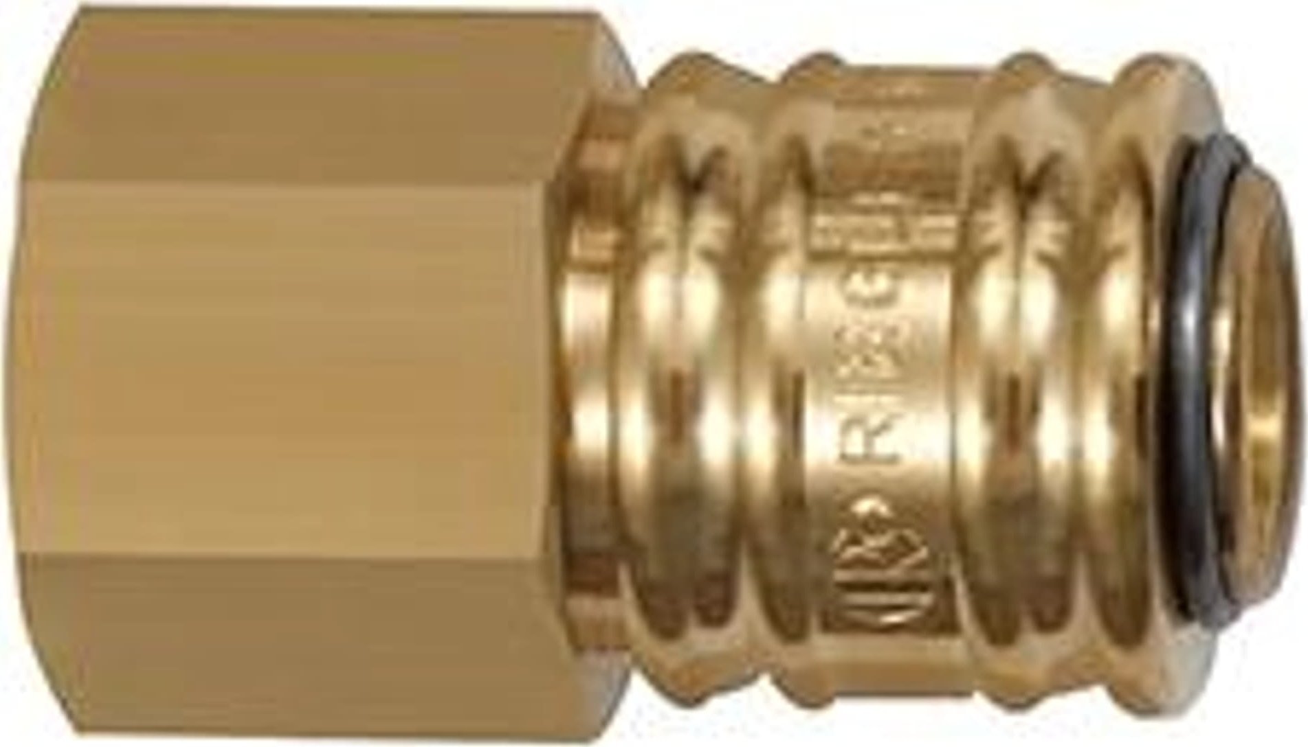 Riegler Szybkozlacze z mosiadzu, srednica nom.7,2mm, gwint wewnetrzny G 1/2" RIEGLER