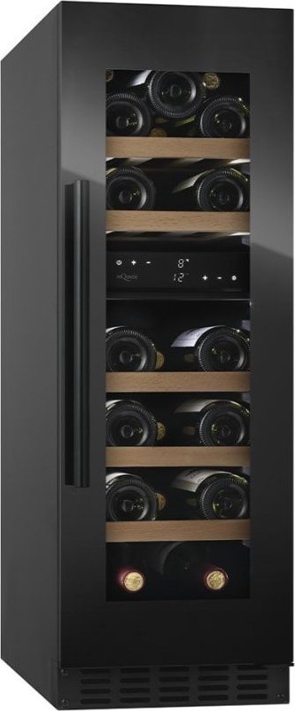 Chłodziarka do wina mQuve mQuvee WCD30FGB-800 Fullglass Black chłodziarka do wina 30cm do zabudowy