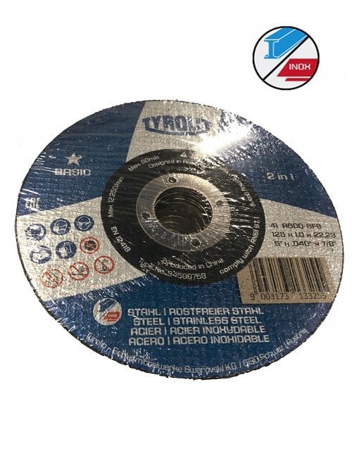 Tarcza ścierna 125x 1.0 x 22.23