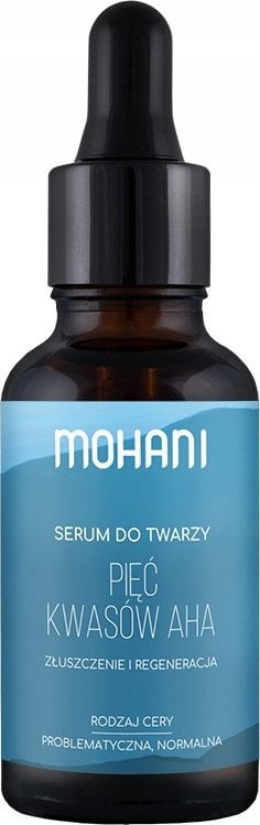 Regenerująco-złuszczające serum do twarzy Pięć Kwasów AHA 30ml