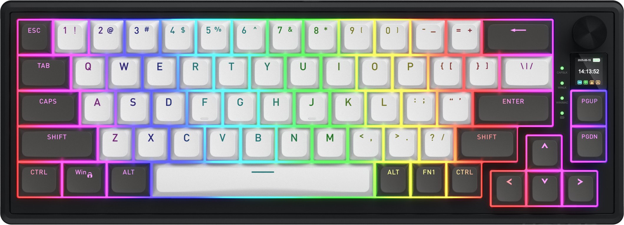 Klawiatura Hator Skyfall 65 Pro Wireless Aurum Vanila Silent Linear (HTK4160)