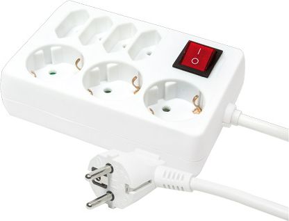 Listwa zasilająca LogiLink LPS 7 gniazd 5 m biała (LPS210)