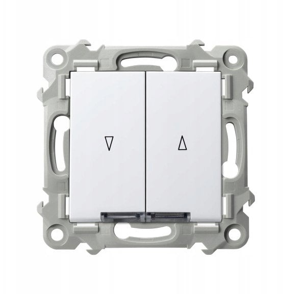 SZAFIR Łącznik żaluzjowy, zwierny z podświetleniem białym biały ŁP-7ZS/m/00