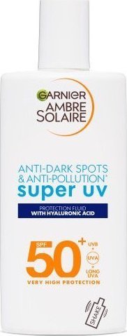 Ambre Solaire Super UV fluid ochronny do twarzy przeciw przebarwieniom SPF50+ 40ml