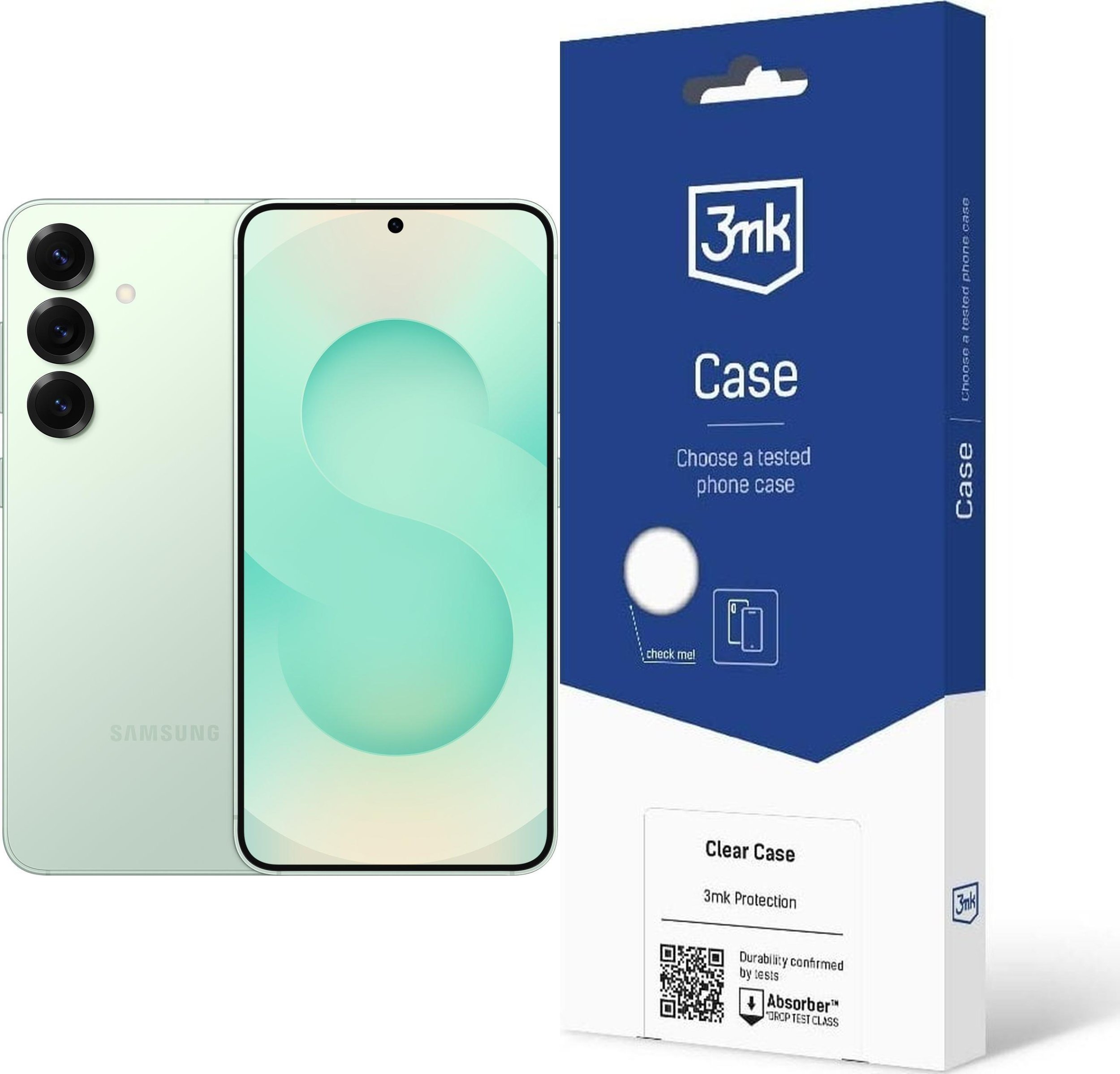 Smartfon Samsung Galaxy S25 5G 12/128GB Miętowy (SM-S931BLG) + Etui Clear Case