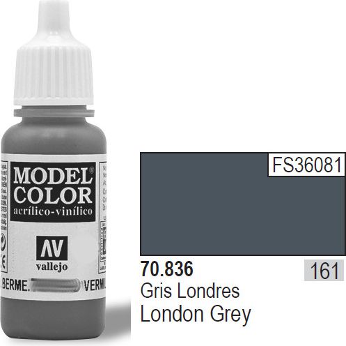 Vallejo Farba Nr161 London Grey 17ml - 70836
