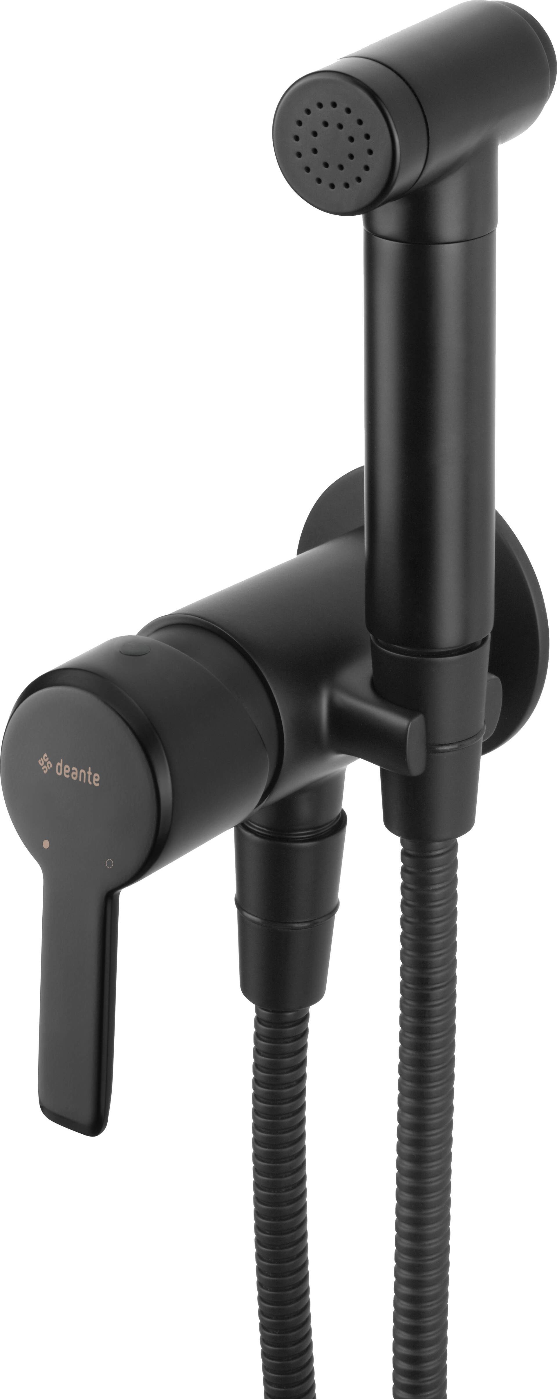 Bateria bidetowa Deante Arnika podtynkowa czarny (BQA N34M)