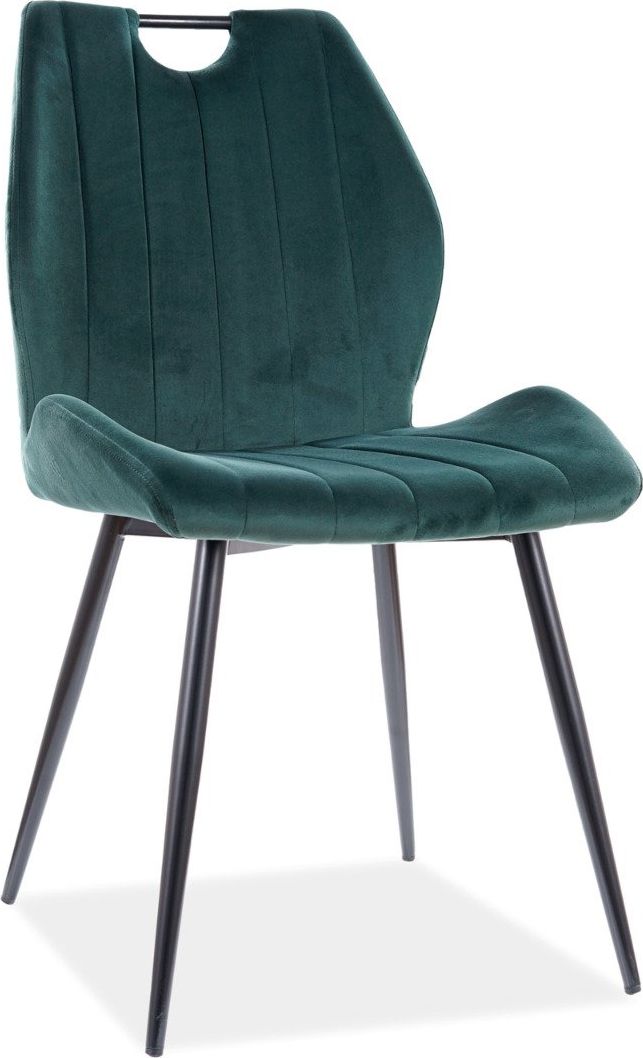 Signal Krzesło ARCO VELVET zielone