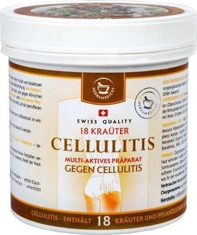 Herbamedicus Cellulitis, żel 500 ml - Długi termin ważności!