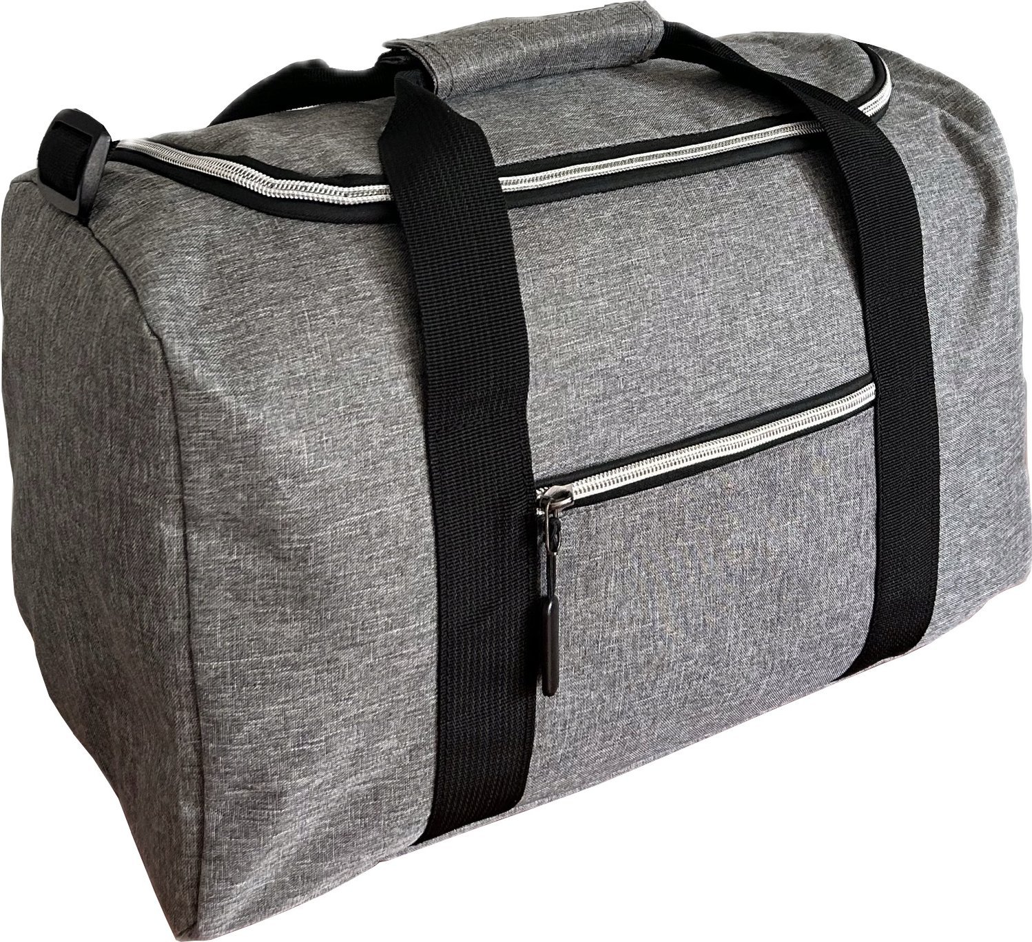 Caley TORBA PODRÓŻNA 40x20x25 DO SAMOLOTU RYANAIR WIZZAIR BAGAŻ PODRĘCZNY - SZARA