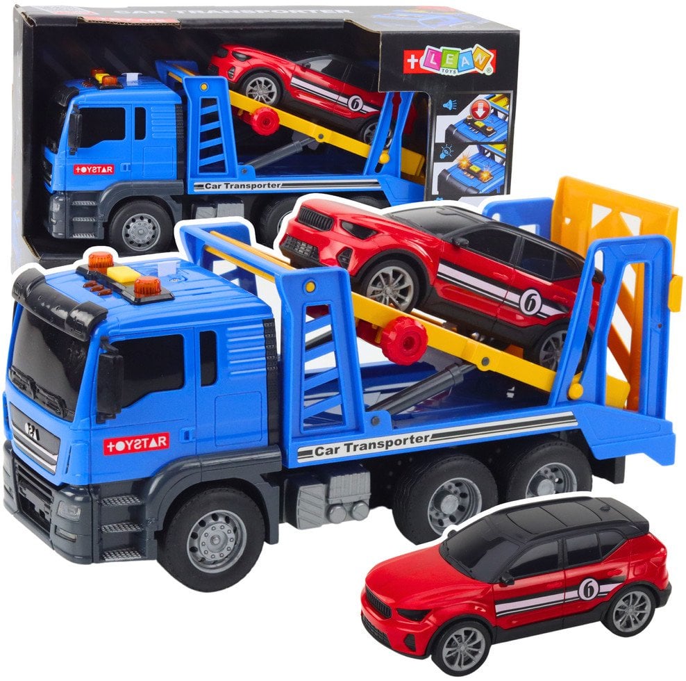 Laweta Pomoc Drogowa Samochód Osobowy Światła Dźwięki