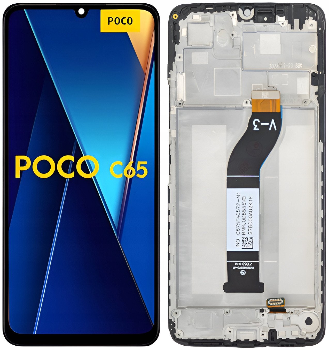 WYŚWIETLACZ EKRAN LCD SZYBKA DOTYK DO XIAOMI POCO C65 RAMKA 2310FPCA4G