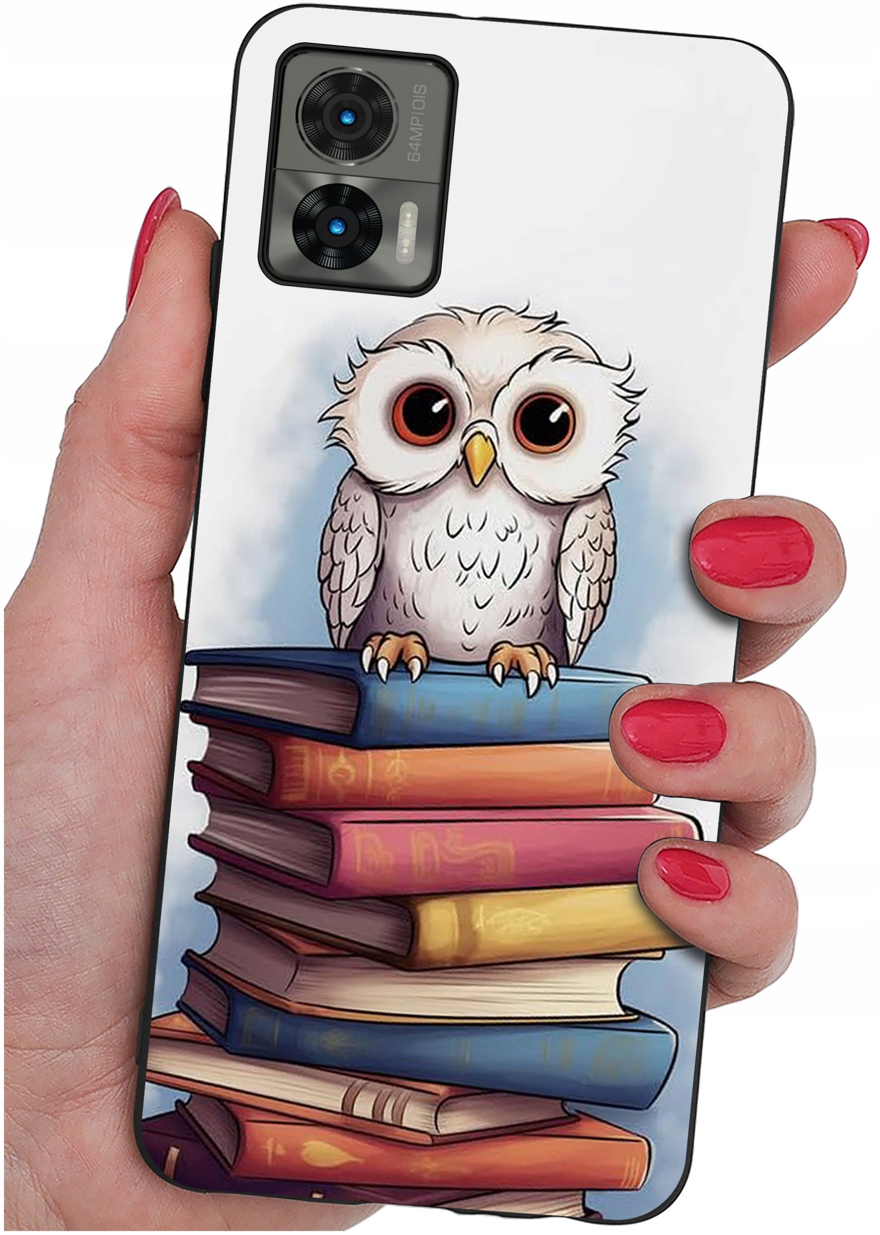 Etui do Motorola Moto Edge 30 Neo WZORY |SILIKONOWE MATT CASE + SZKŁO 9H