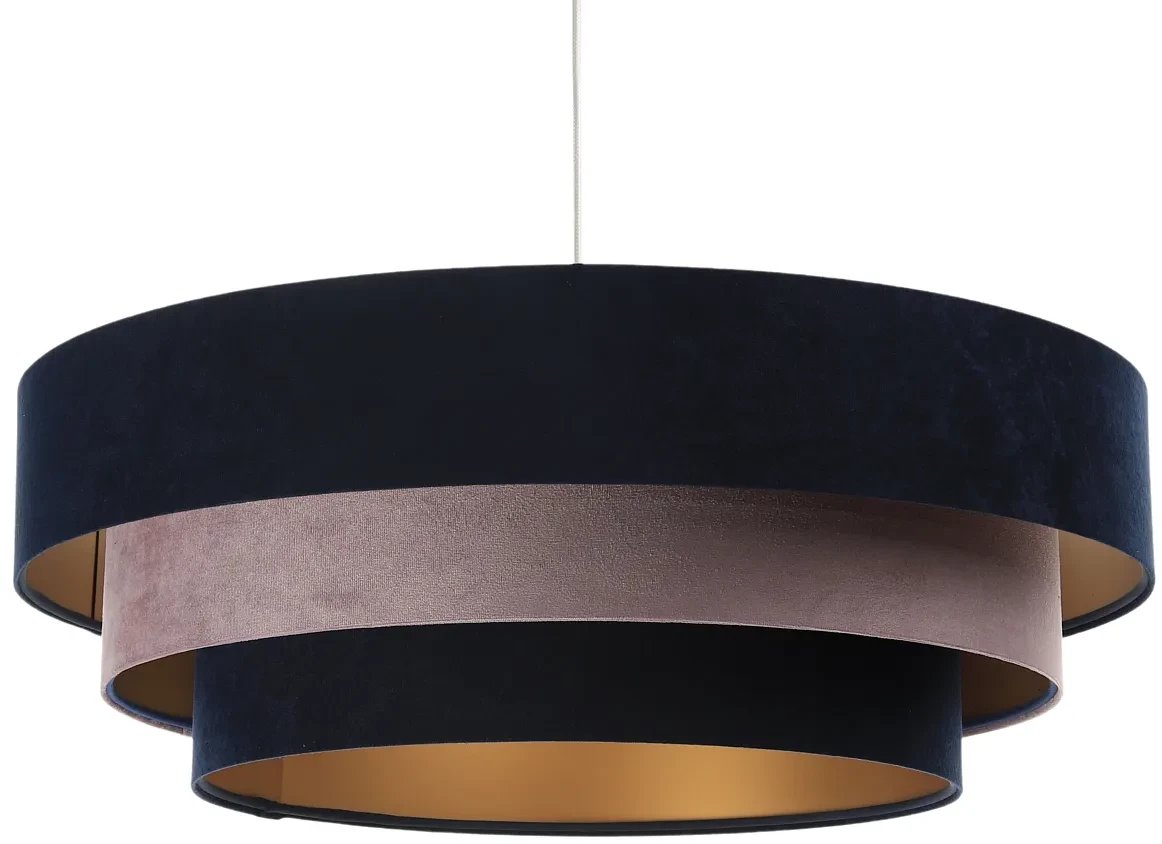 Lampa wisząca TRIO MIX granatowa/różowa BPS KONCEPT