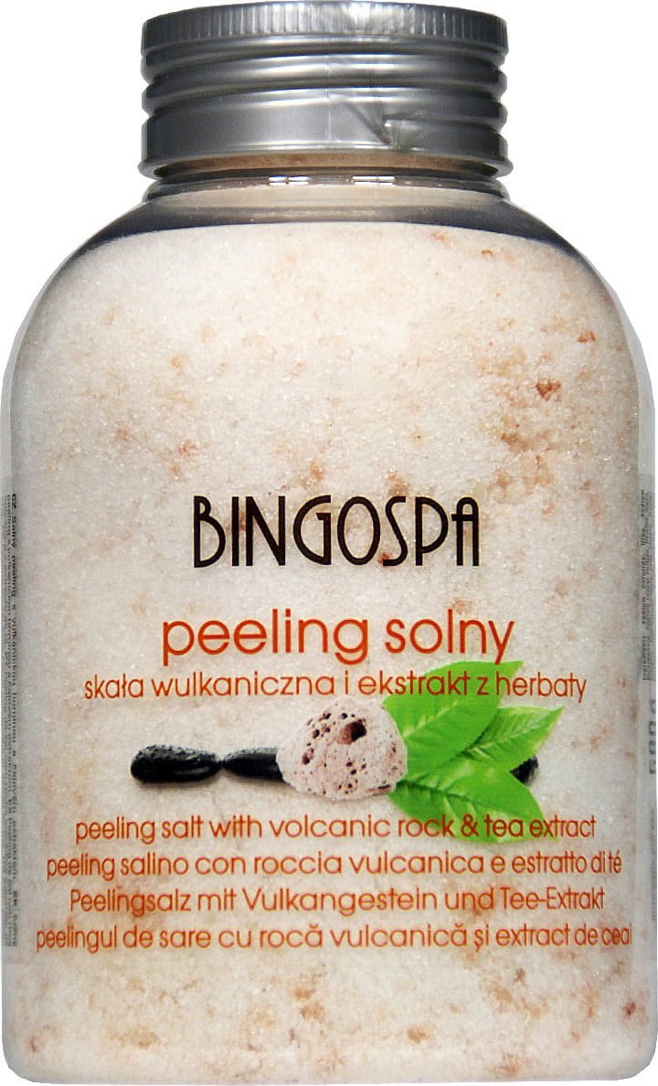BingoSpa Peeling solny ze skałą wulkaniczną i czerwoną herbatą 580g