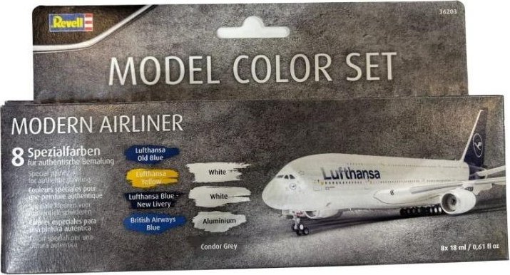 Revell Model Color Set - Modern Airliner