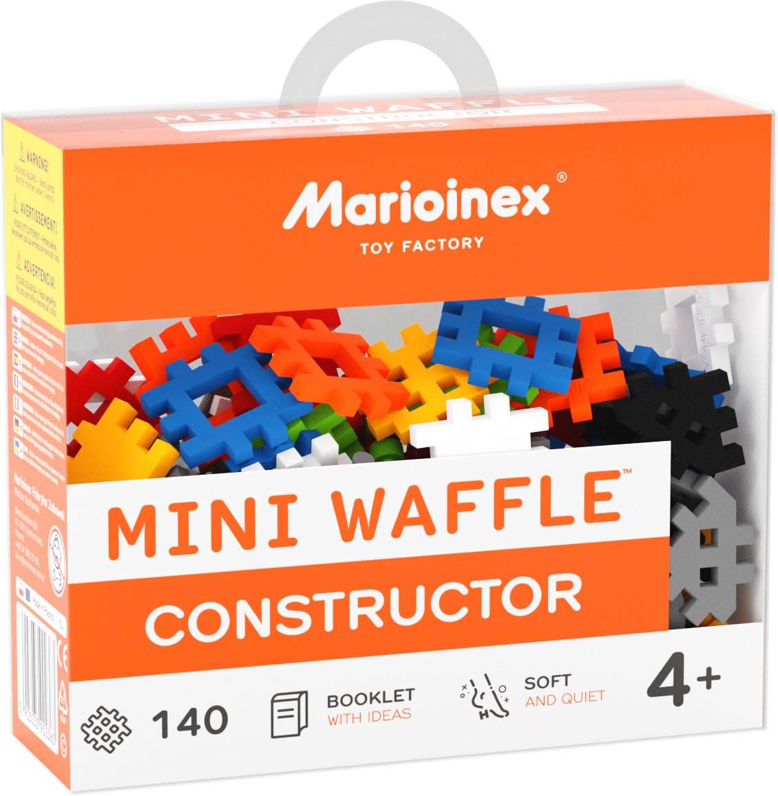 Marioinex Klocki Wafle mini 140 szt. Konstruktor (902363)