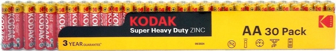 Kodak Baterie Kodak AA (R6) - duże paluszki 30szt.