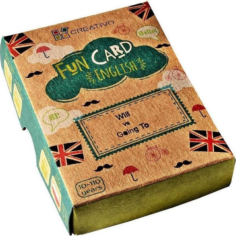 Creativo Fun Card English Will vs Going To CREATIVO