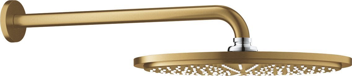 Zestaw prysznicowy Grohe Grohe RSH Cosmopolitan Głowica talerzowa ścienna 310mm z ramieniem 380mm Brushed Cool Sunrise - 26066GN0