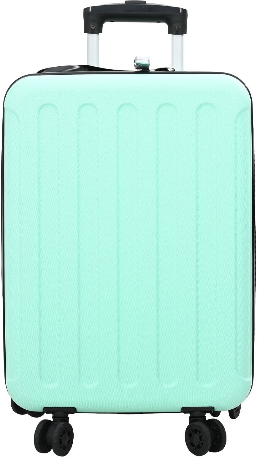 vidaXL Walizka składana Twardy Typ 20' Miętowa 34x23x55,5 cm ABS