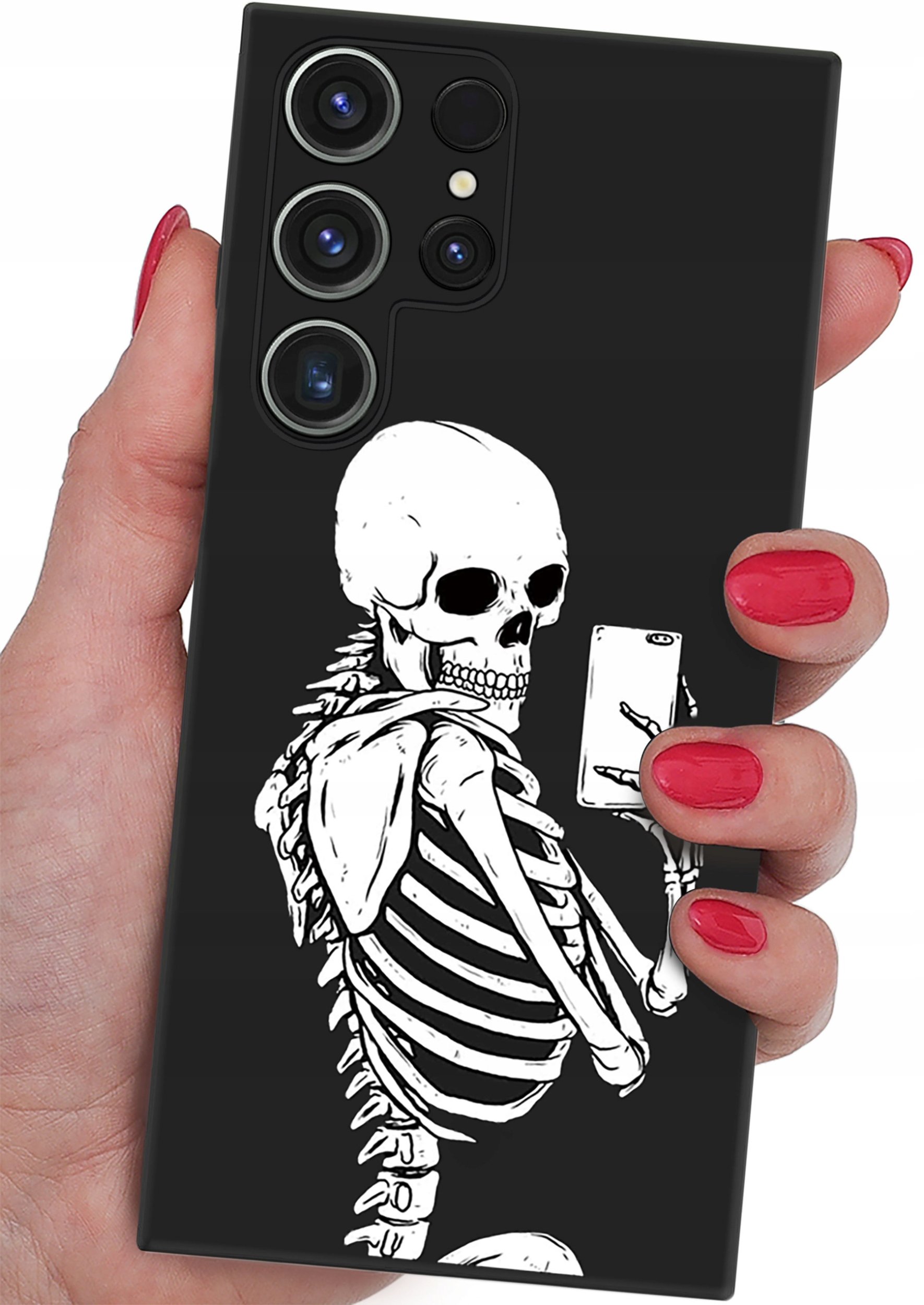 ETUI do Samsung Galaxy S24 Ultra CASE WZORY SOFT MATT PLECKI + SZKŁO 9H